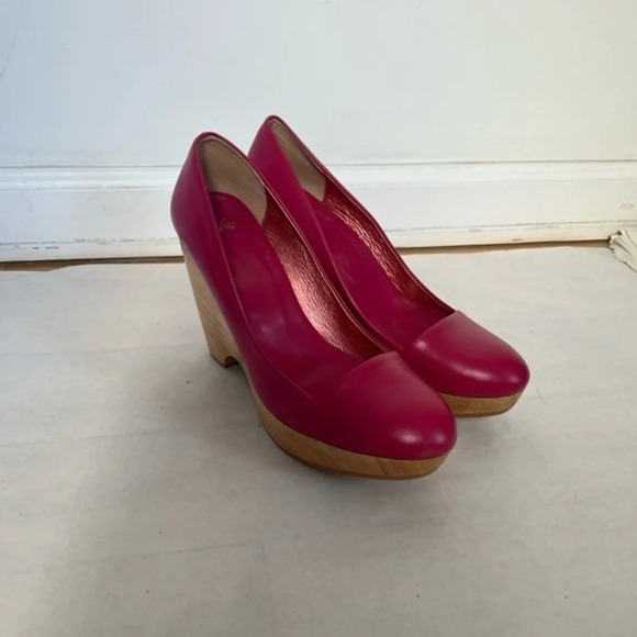 Japan Women’s Platform Wedge with Leather Upper - Size 7.5 US NWOB - Picture 1 of 10